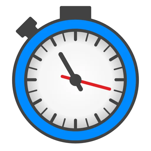Stopwatch icon cutout