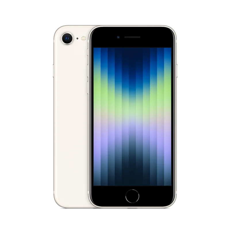 iPhone SE 2022 white product cutout