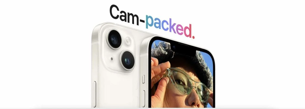iPhone 14 Pro Max Series upgraded 48MP camera promotional banner