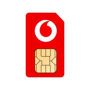 Cutout of Vodafone Business SIM only contract plan with Unlimited Data