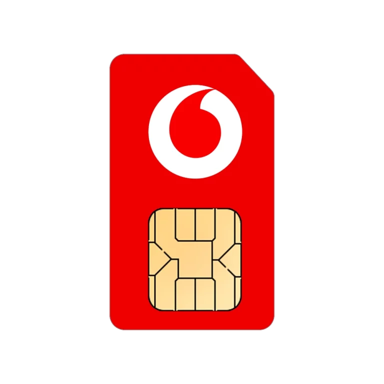 Cutout of Vodafone Business SIM only contract plan with Unlimited Data