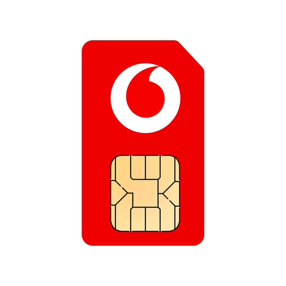 Cutout of Vodafone Business SIM only contract plan with Unlimited Data