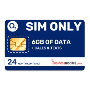 O2 Business SIM only 6gb data 24 month contract