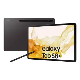 Product image cutout for Samsung Galaxy Tab S8 Plus business deals in Graphite Black with S-Pen stylus