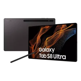 Business contract product image for Samsung Galaxy Tab S8 Ultra in Graphite Black with S-Pen stylus