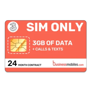 Three Business SIM only 3gb 24 month contract
