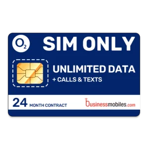 O2 Business SIM only unlimited data 24 month contract