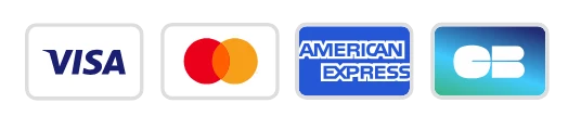 Visa, MasterCard, American Express card payment logos