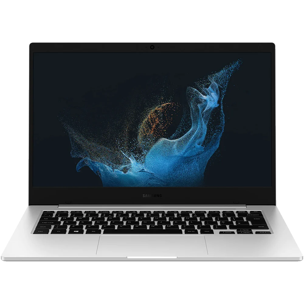 Samsung Galaxy Book 2 Go 5G business laptop in silver