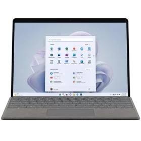 Black Microsoft Surface Pro 9 with unlocked display product image for business contract