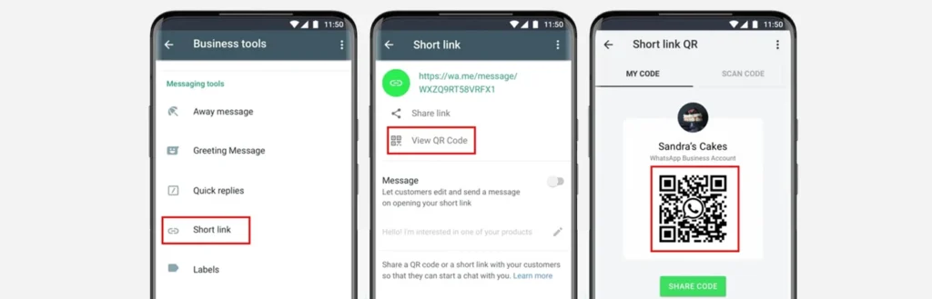 Whatsapp for Business - Payment links