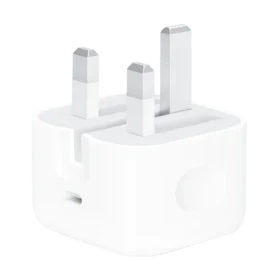 Apple charger 20" USB-C port power adapter in white