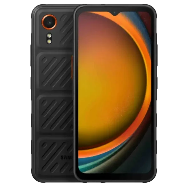 Samsung Galaxy Xcover 7 black front and back