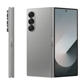 Cutout of Silver Samsung Galaxy Z Fold6