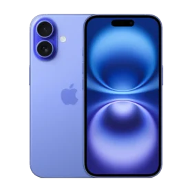 iPhone 16 front and back ultramarine business