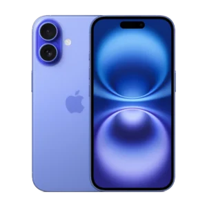 iPhone 16 front and back ultramarine business