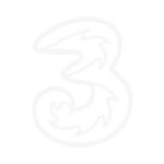 Three Business mobiles logo in white