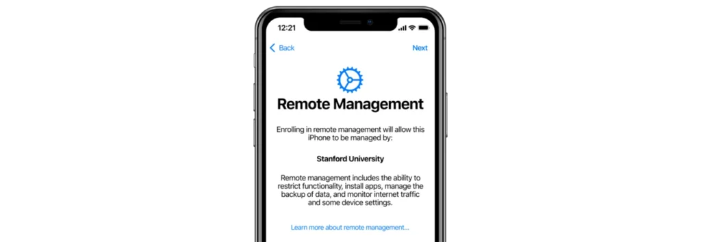 Apple iOS MDM / Mobile Device Management for iPhone