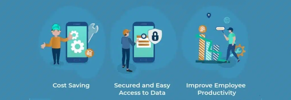Enterprise Mobility Management benefits including data security and cost control