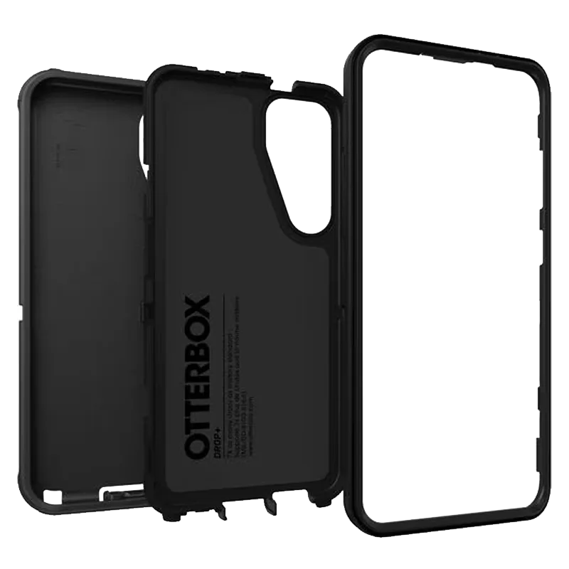 OtterBox Defender Case for Samsung Galaxy S25 Series Smartphone - Black - Drop Resistant, Damage Resistant