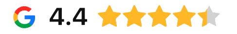 Google 4.4 star review ratings