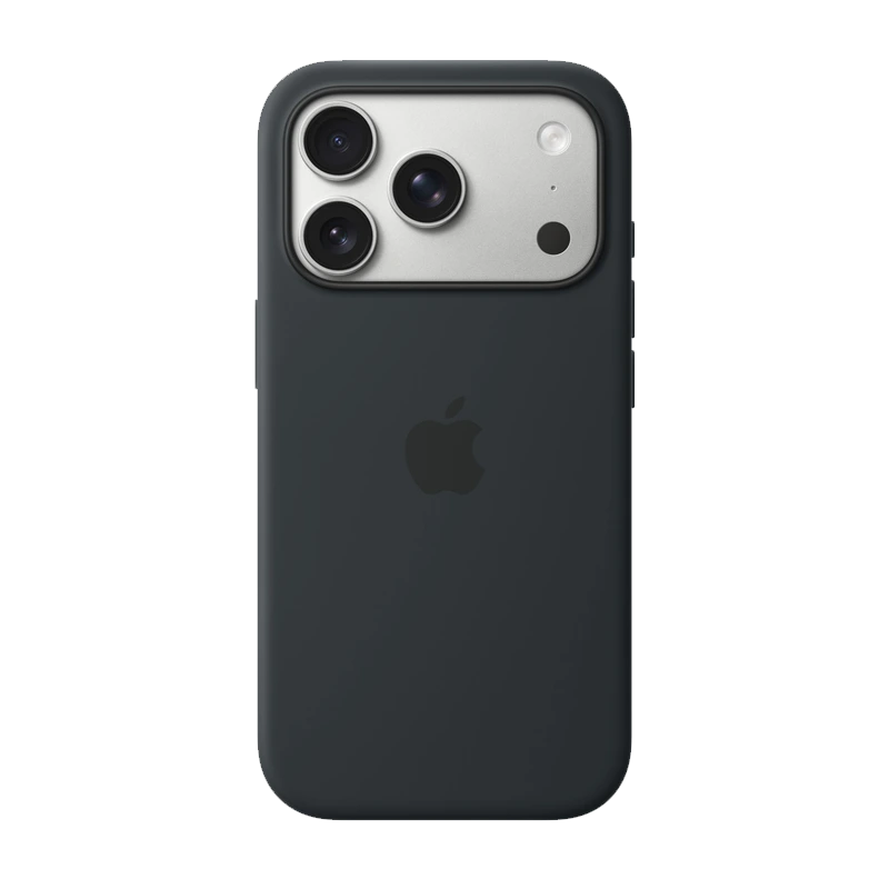 Apple iPhone 17 Pro Silicone Case with MagSafe in Black